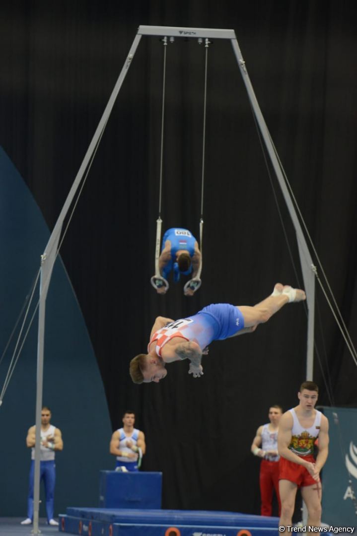 First day of FIG Artistic Gymnastics Apparatus World Cup starts in Baku (PHOTO)