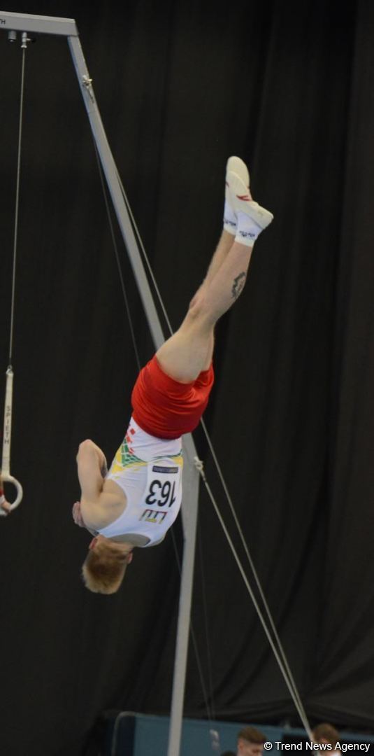 First day of FIG Artistic Gymnastics Apparatus World Cup starts in Baku (PHOTO)