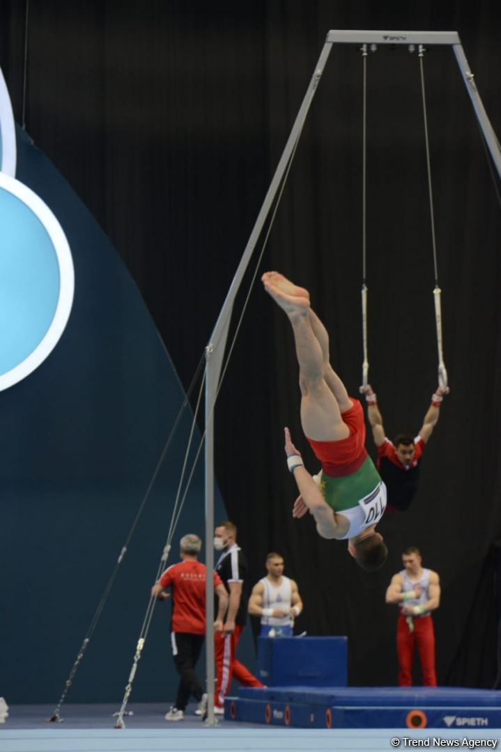 First day of FIG Artistic Gymnastics Apparatus World Cup starts in Baku (PHOTO)