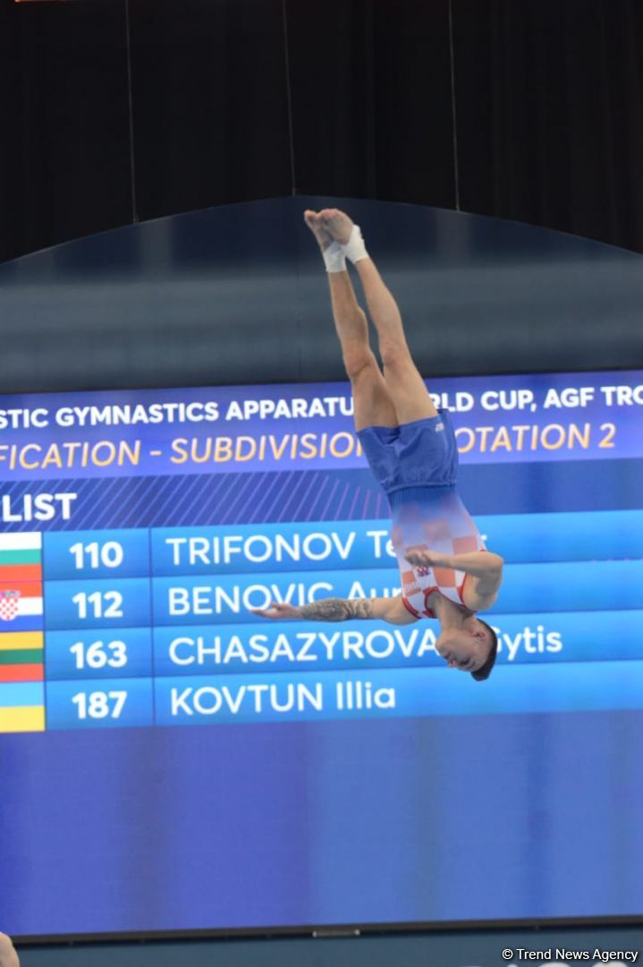 First day of FIG Artistic Gymnastics Apparatus World Cup starts in Baku (PHOTO)