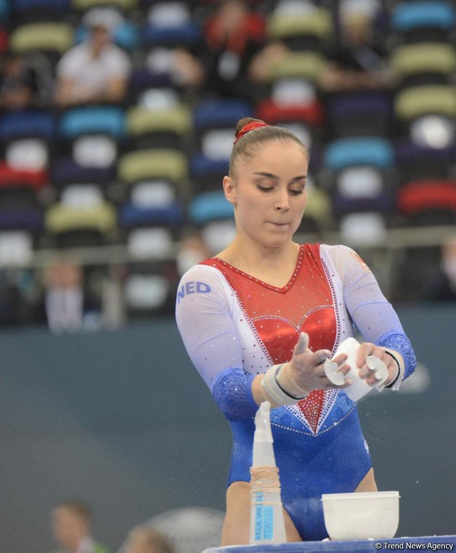 First day of FIG Artistic Gymnastics Apparatus World Cup starts in Baku (PHOTO)