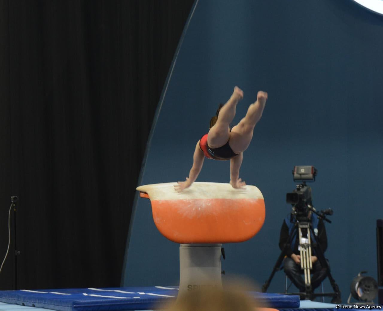 First day of FIG Artistic Gymnastics Apparatus World Cup starts in Baku (PHOTO)