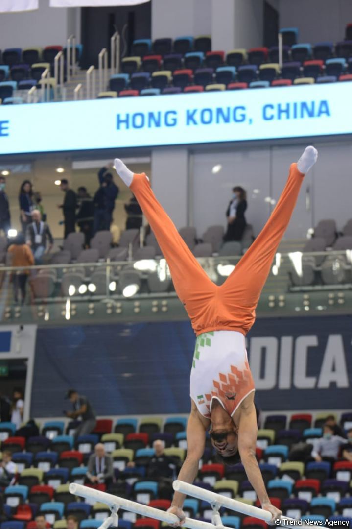 First day of FIG Artistic Gymnastics Apparatus World Cup starts in Baku (PHOTO)