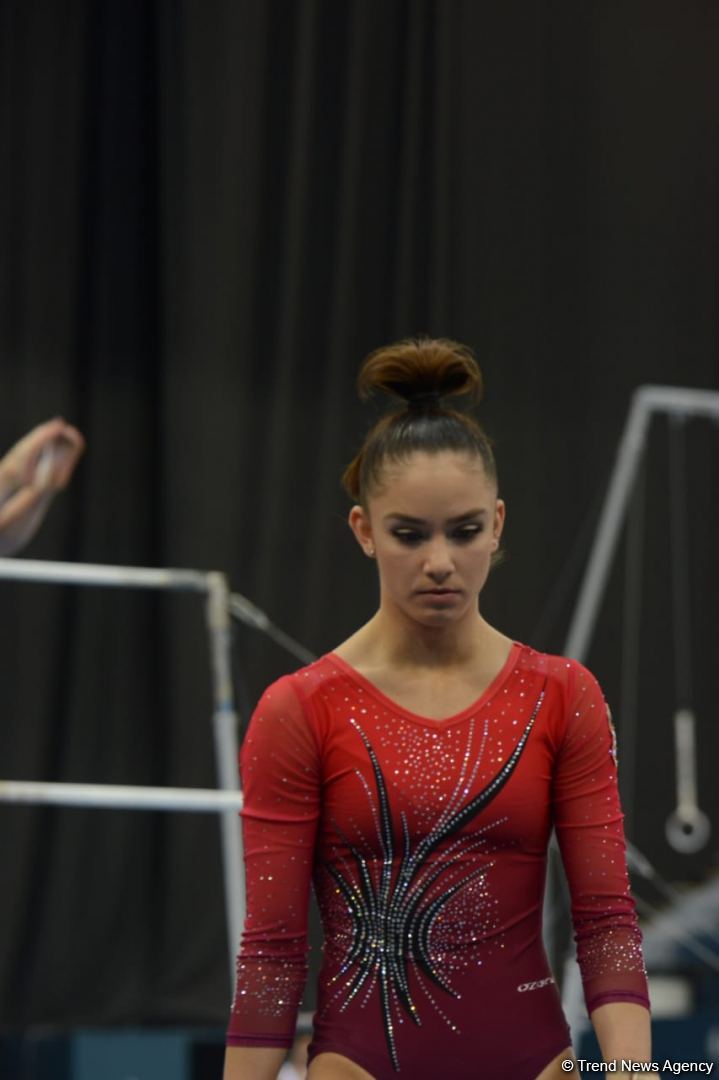 First day of FIG Artistic Gymnastics Apparatus World Cup starts in Baku (PHOTO)