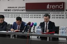 Azerbaijan's Trend, Uzbekistan's UZA news agencies sign memorandum of understanding (PHOTO/VIDEO)