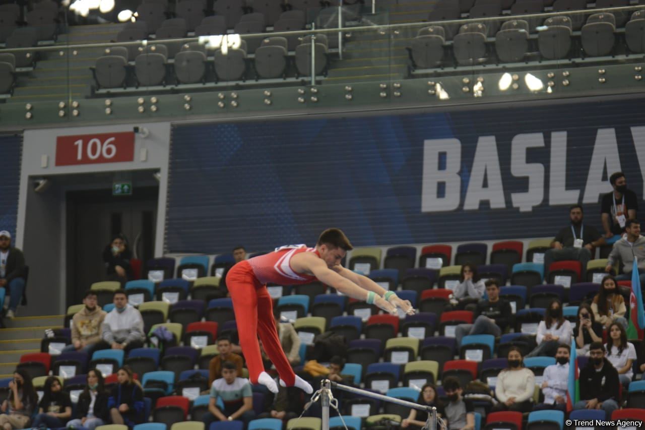 Athletes demonstrate spirit, dexterity and commitment in competitions for finals at FIG World Cup in Azerbaijan’s Baku (PHOTO)