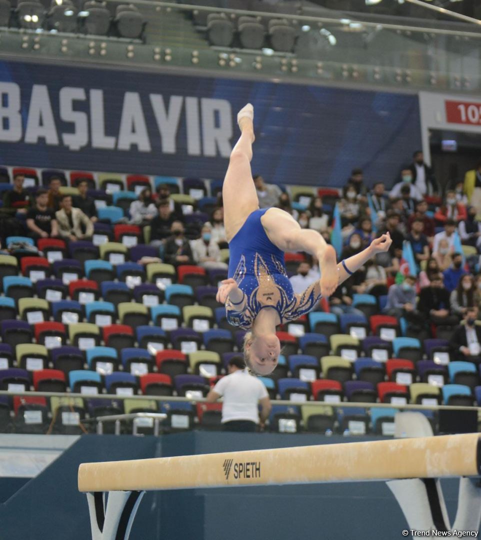 Athletes demonstrate spirit, dexterity and commitment in competitions for finals at FIG World Cup in Azerbaijan’s Baku (PHOTO)