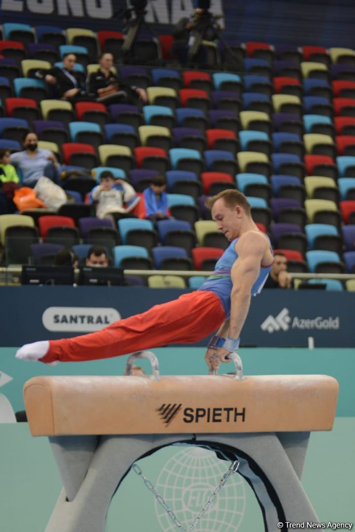 Azerbaijan’s athlete presents two more exercises at FIG Artistic Gymnastics World Cup (PHOTO)