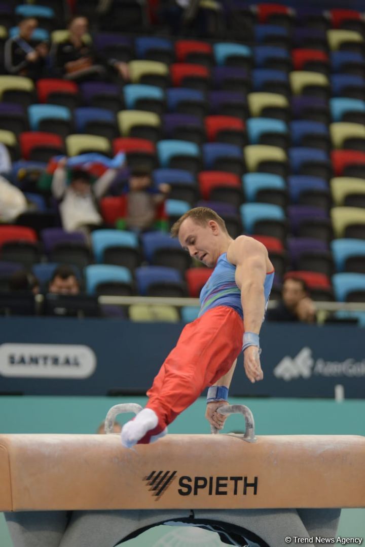 Azerbaijan’s athlete presents two more exercises at FIG Artistic Gymnastics World Cup (PHOTO)
