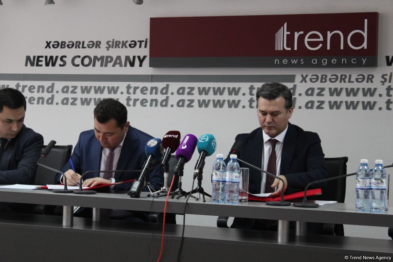 Azerbaijan's Trend, Uzbekistan's UZA news agencies sign memorandum of understanding (PHOTO/VIDEO)