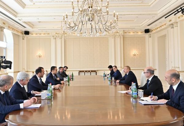 President Ilham Aliyev receives delegation led by Minister of Foreign Affairs and International Cooperation of Italy (VIDEO)
