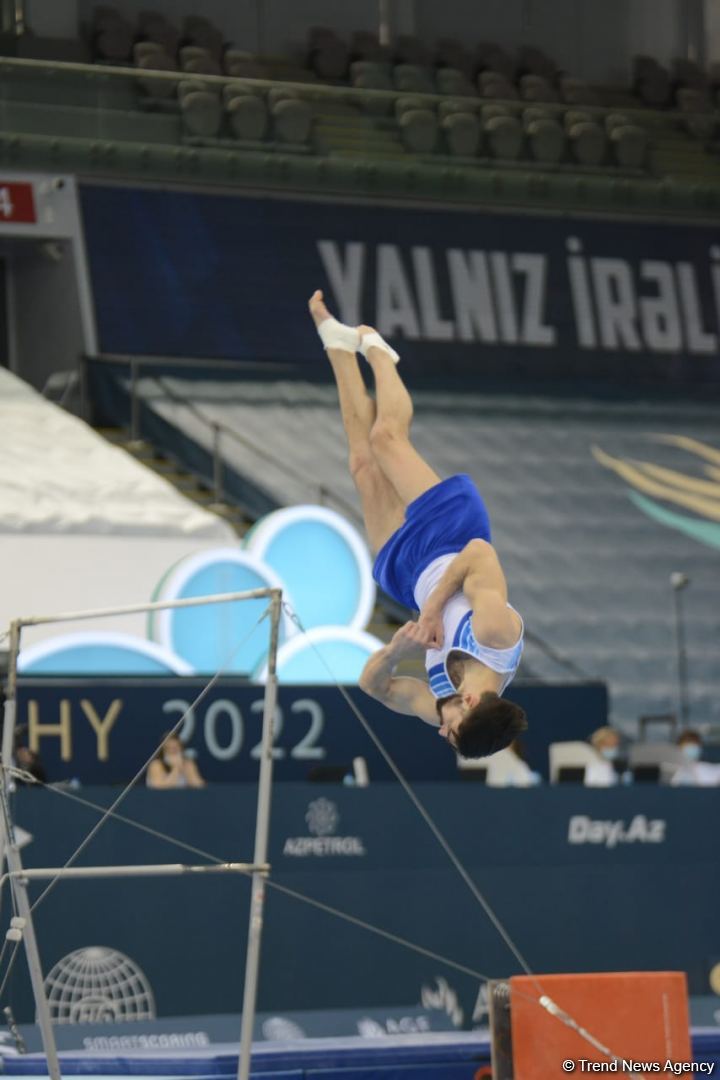 Third day of FIG Artistic Gymnastics Apparatus World Cup starts in Baku (PHOTO)
