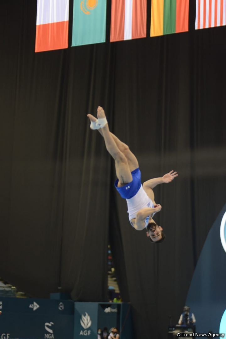 Third day of FIG Artistic Gymnastics Apparatus World Cup starts in Baku (PHOTO)