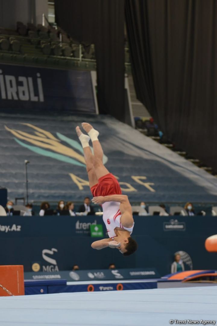 Third day of FIG Artistic Gymnastics Apparatus World Cup starts in Baku (PHOTO)