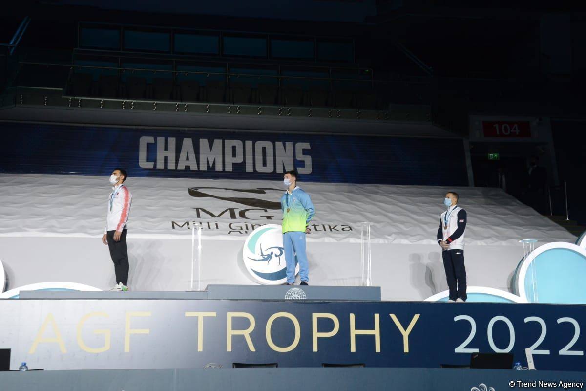 Baku hosts awards ceremony for FIG Artistic Gymnastics World Cup winners (PHOTO)