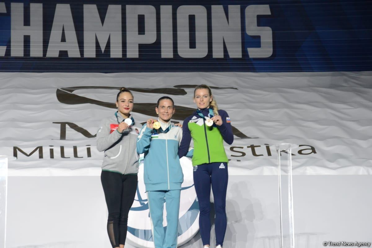Baku hosts awards ceremony for FIG Artistic Gymnastics World Cup winners (PHOTO)