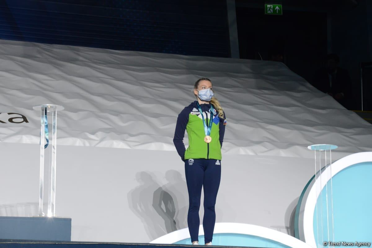 Baku hosts awards ceremony for FIG Artistic Gymnastics World Cup winners (PHOTO)