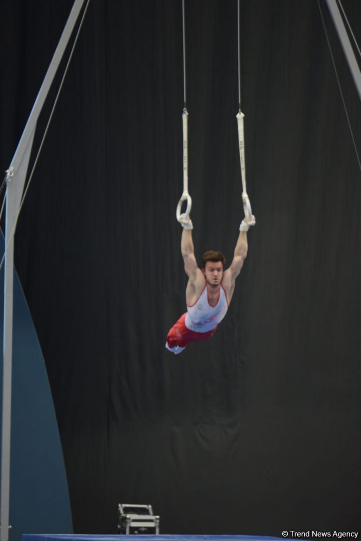 Azerbaijani gymnast wins bronze medal for ring exercises at FIG World Cup  (PHOTO)
