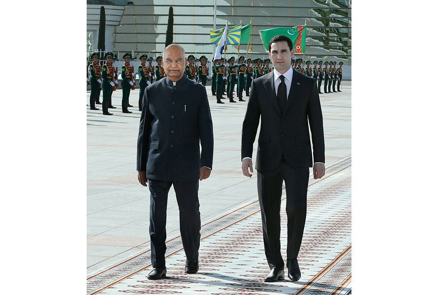 President of India arrives in Turkmenistan on first-ever visit