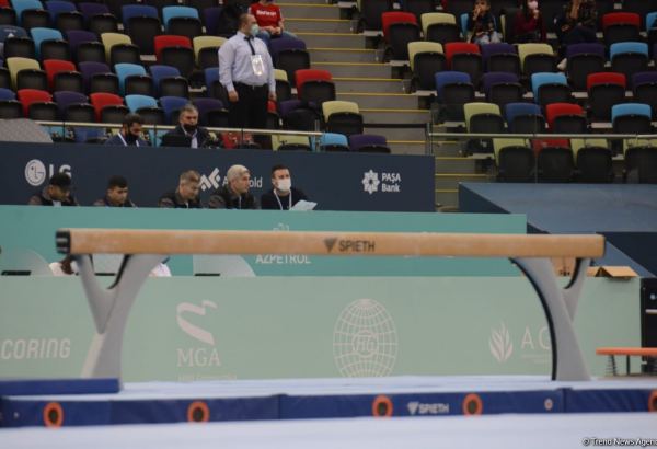 FIG World Cup in Baku: Chinese gymnast takes first place in balance beam