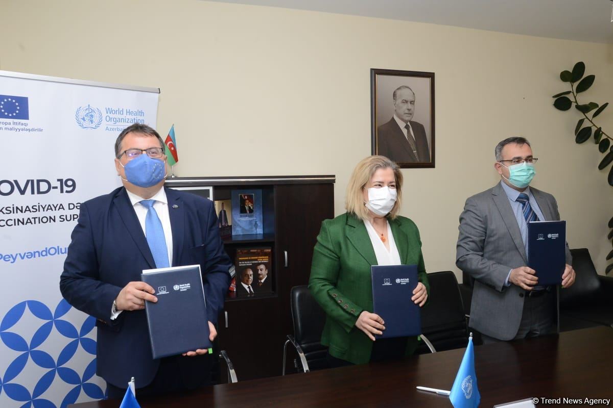 Azerbaijan receives special equipment within EU and WHO project (PHOTO)