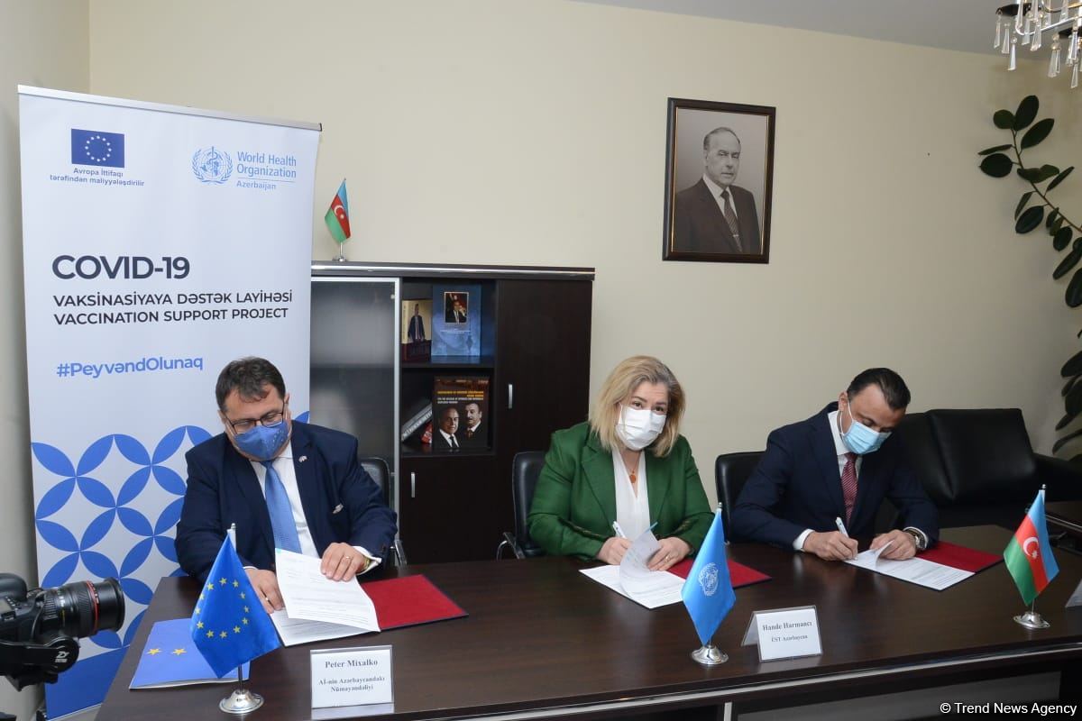 Azerbaijan receives special equipment within EU and WHO project (PHOTO)