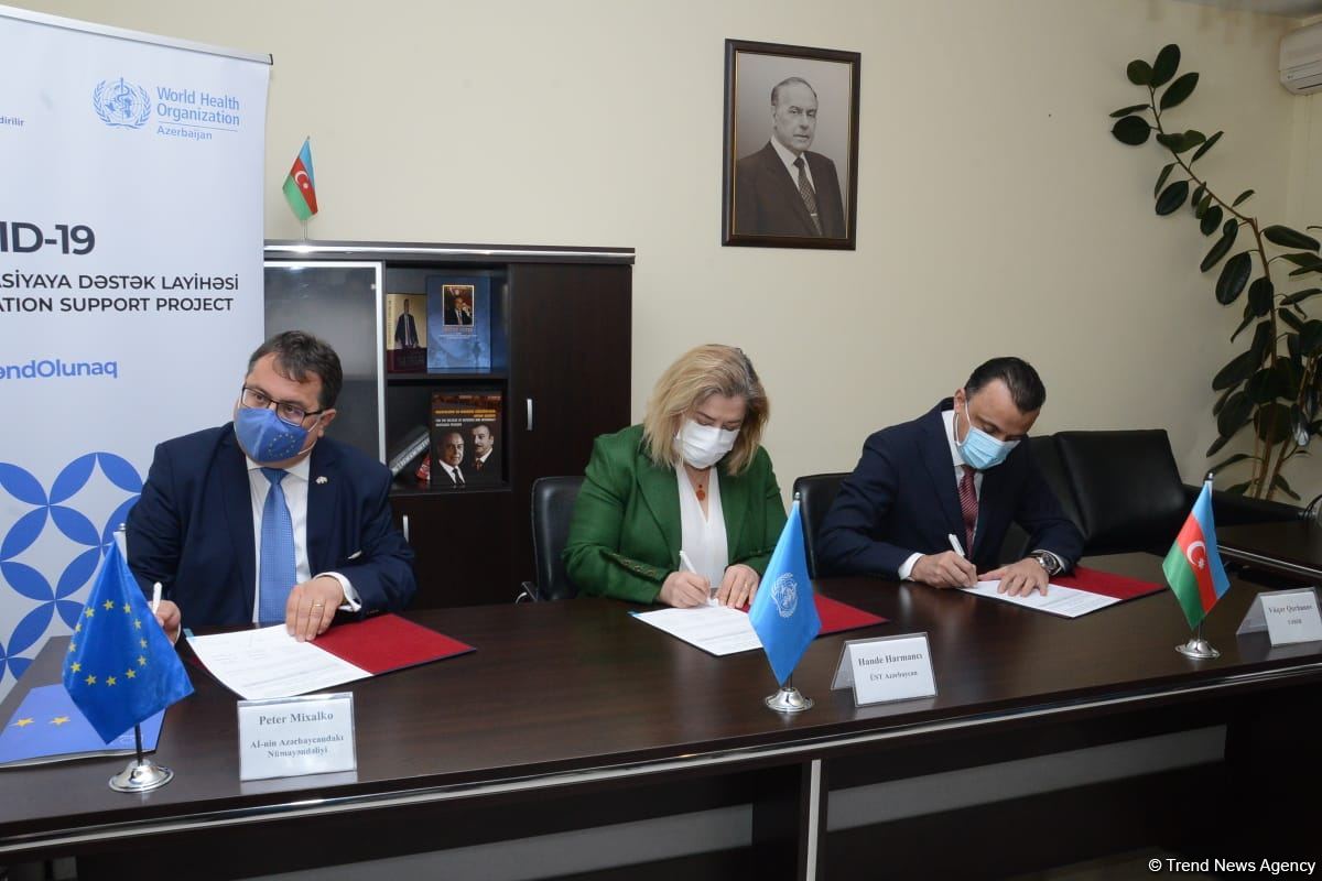 Azerbaijan receives special equipment within EU and WHO project (PHOTO)