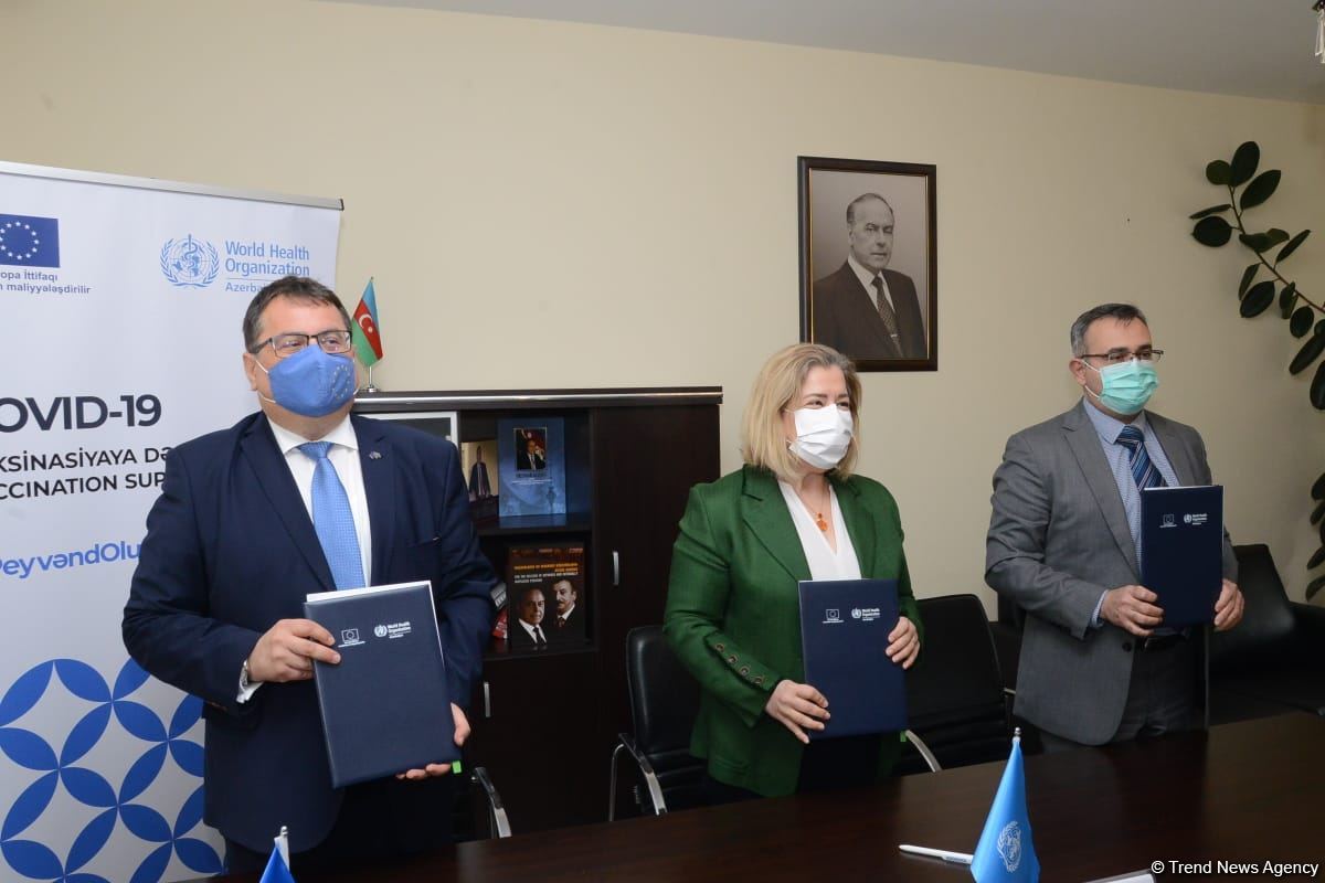 Azerbaijan receives special equipment within EU and WHO project (PHOTO)