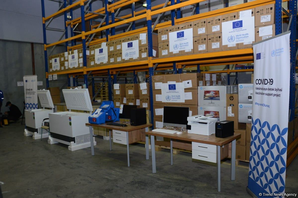 Azerbaijan receives special equipment within EU and WHO project (PHOTO)