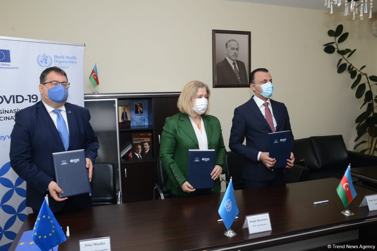Azerbaijan receives special equipment within EU and WHO project (PHOTO)
