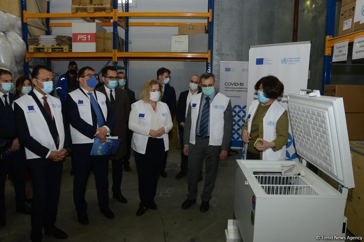 Azerbaijan receives special equipment within EU and WHO project (PHOTO)