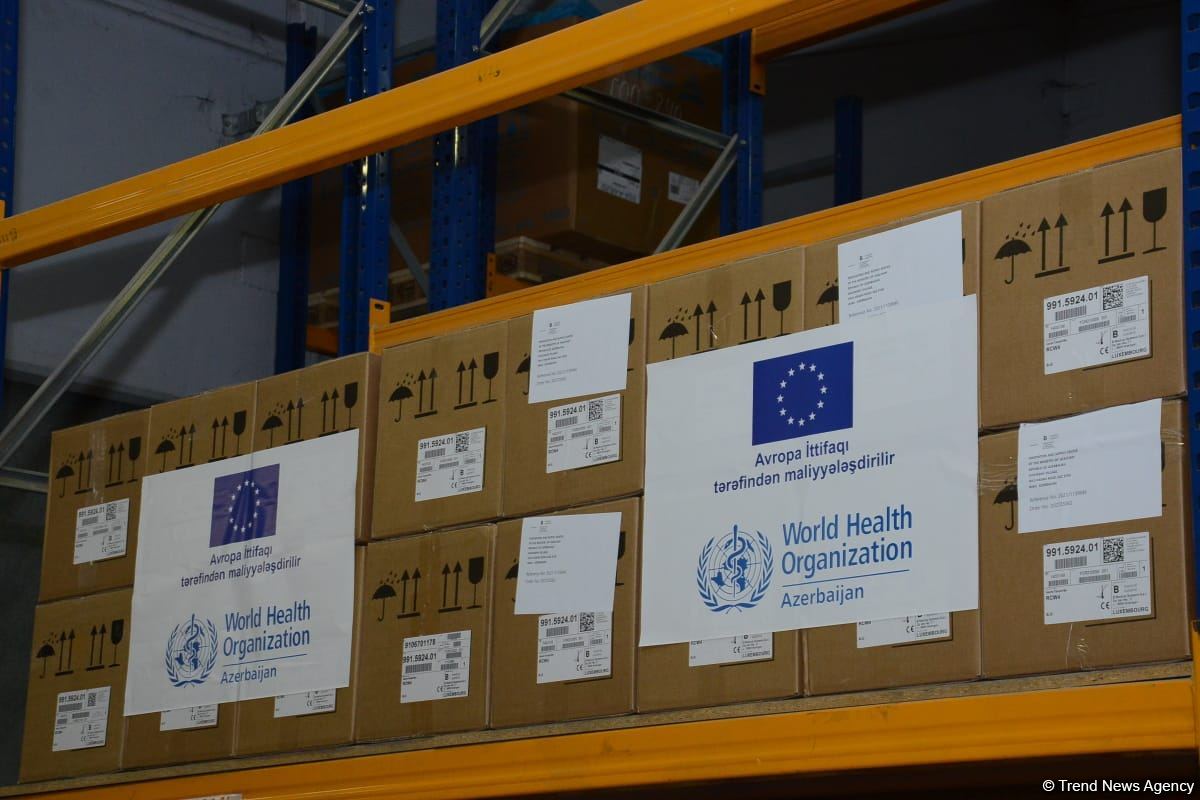 Azerbaijan receives special equipment within EU and WHO project (PHOTO)