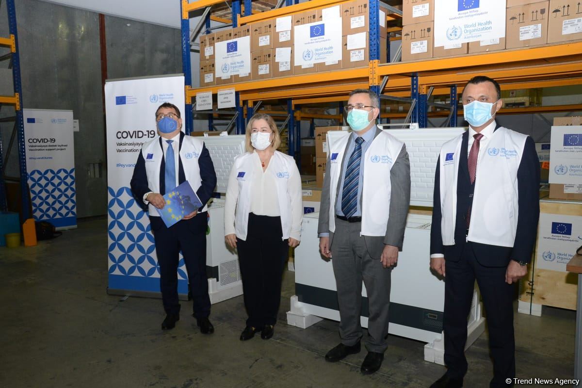 Azerbaijan receives special equipment within EU and WHO project (PHOTO)