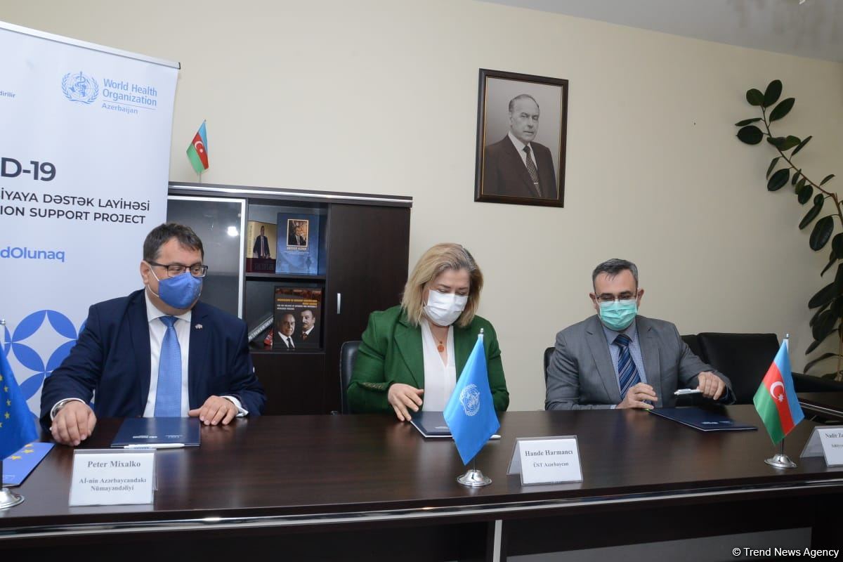 Azerbaijan receives special equipment within EU and WHO project (PHOTO)
