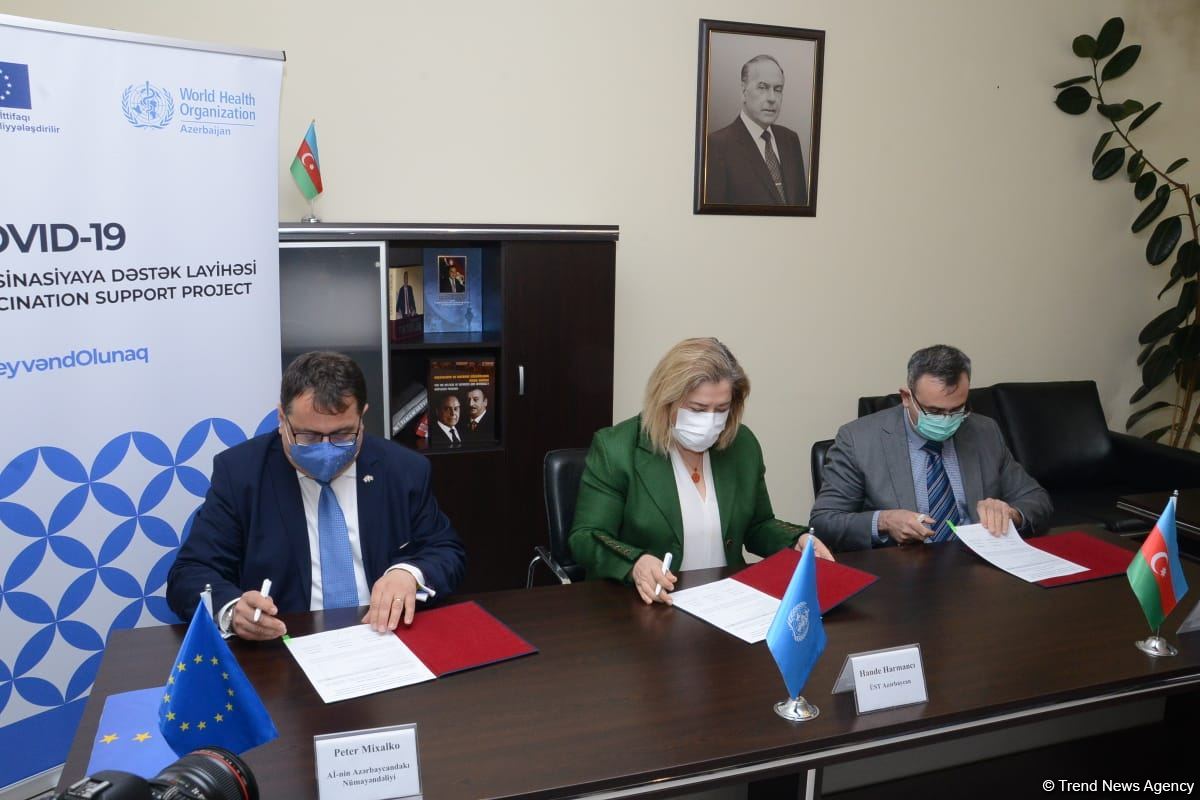 Azerbaijan receives special equipment within EU and WHO project (PHOTO)
