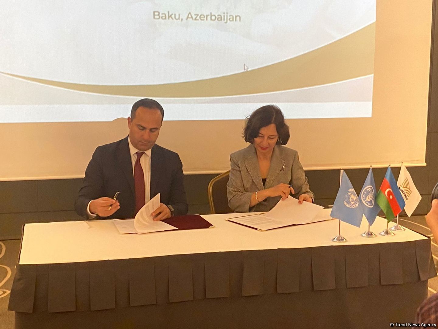 FAO and Azerbaijan’s Agrarco LLC sign agreements on cooperation and coordination of activities (PHOTO)