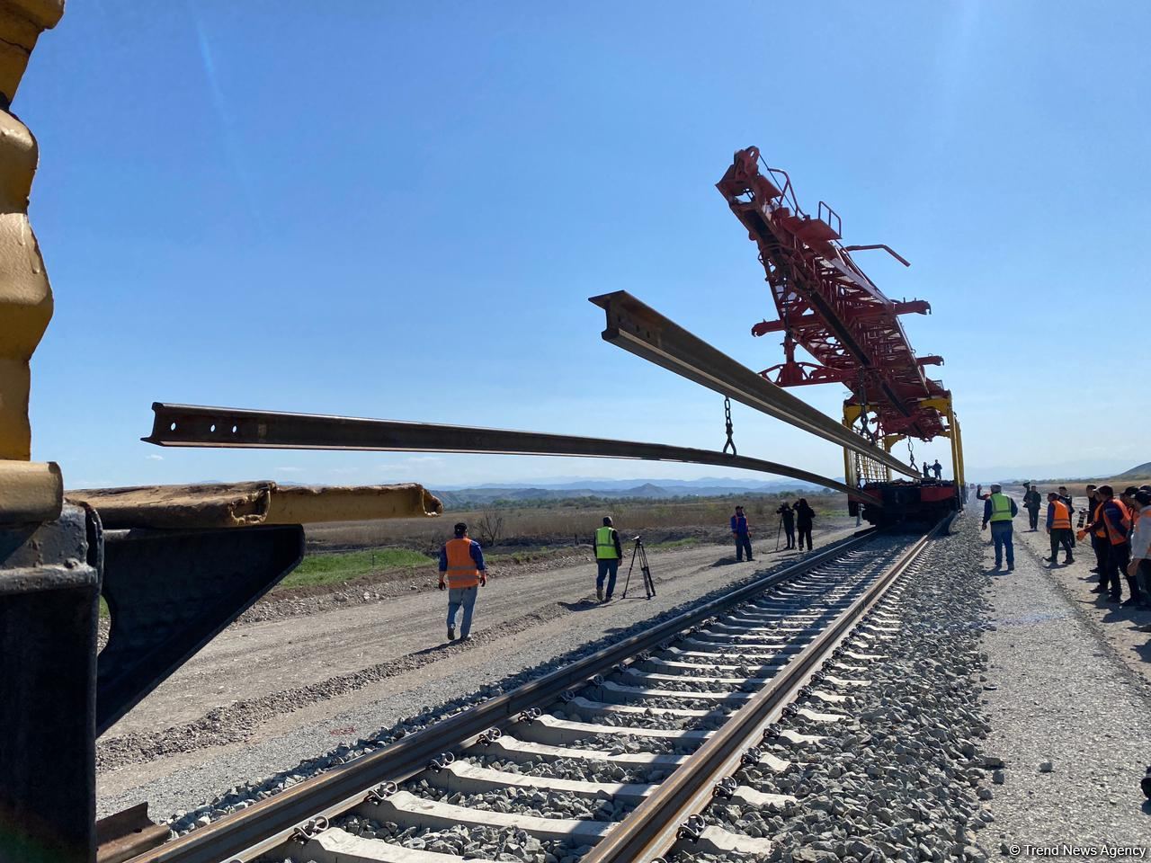 Azerbaijan shares design work progress on Horadiz-Aghband railway