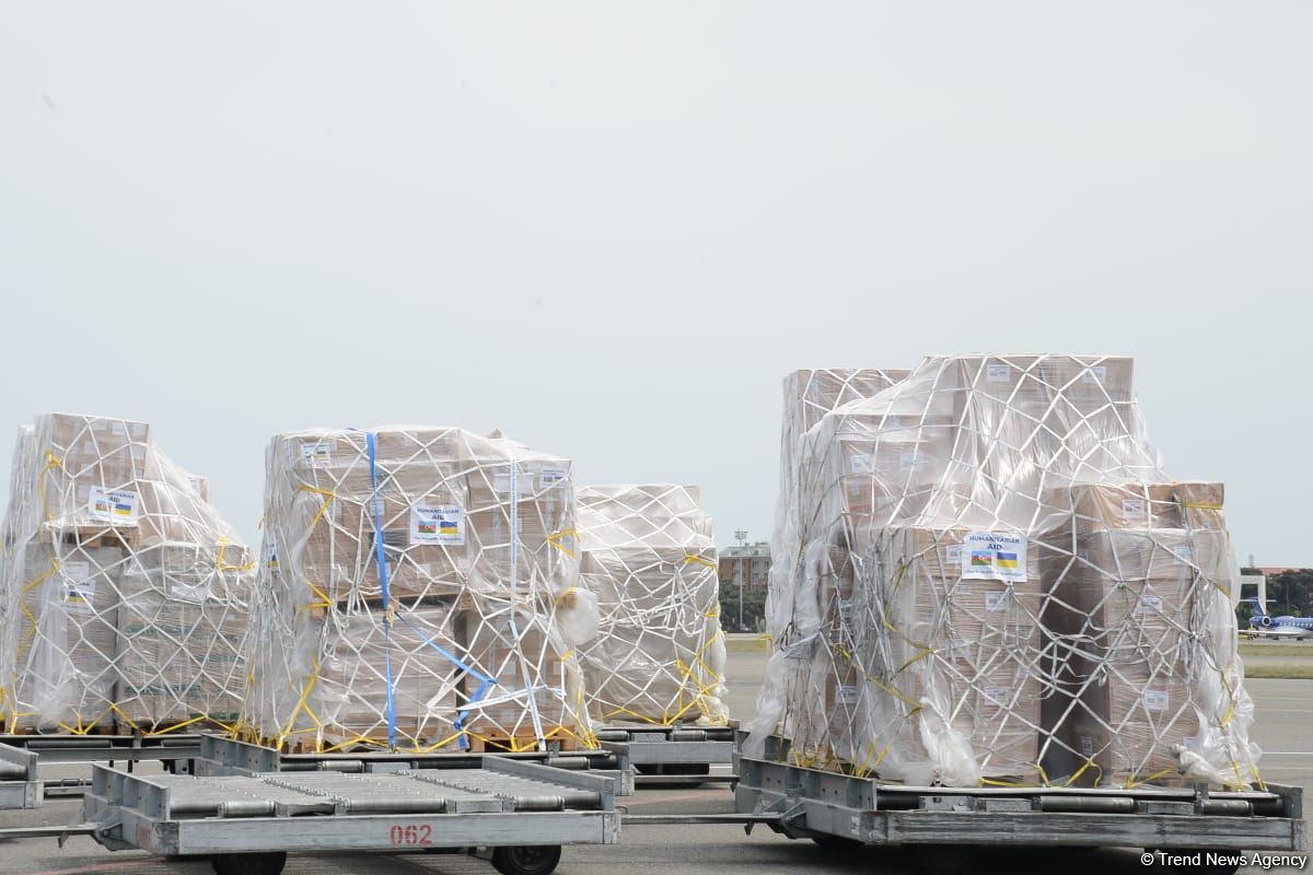 Azerbaijan sends another batch of humanitarian aid to Ukraine (PHOTO)