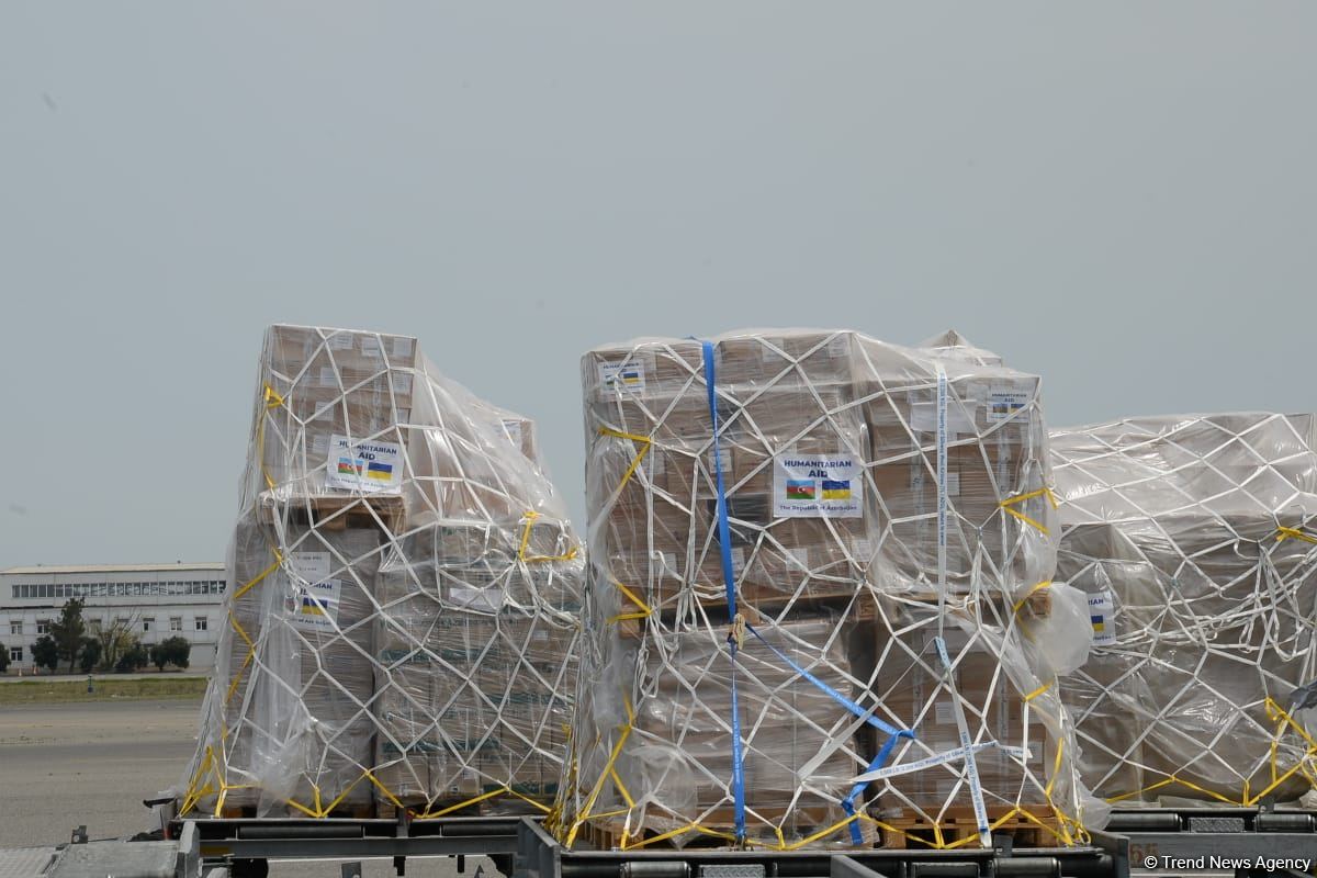 Azerbaijan sends another batch of humanitarian aid to Ukraine (PHOTO)
