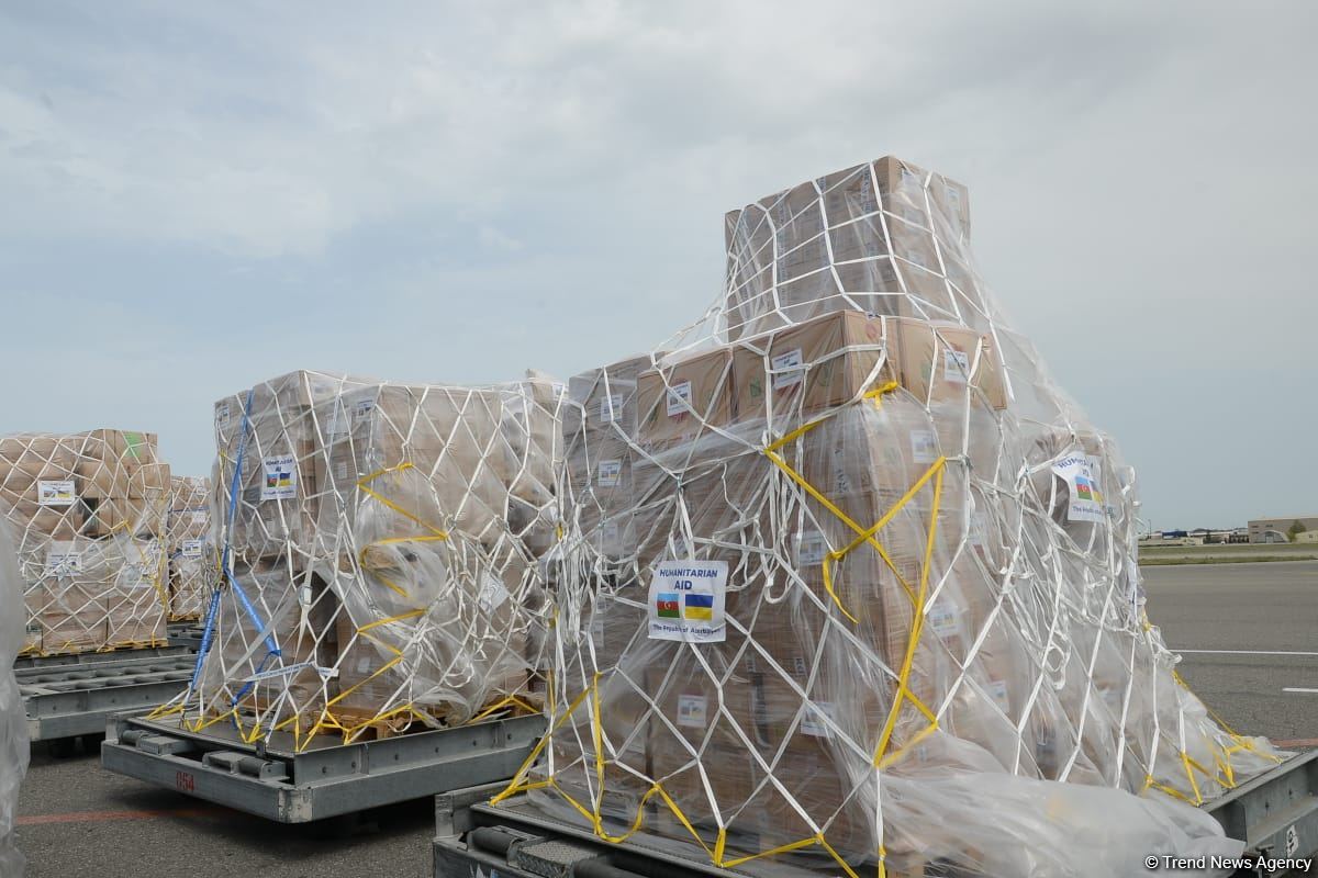 Azerbaijan sends another batch of humanitarian aid to Ukraine (PHOTO)