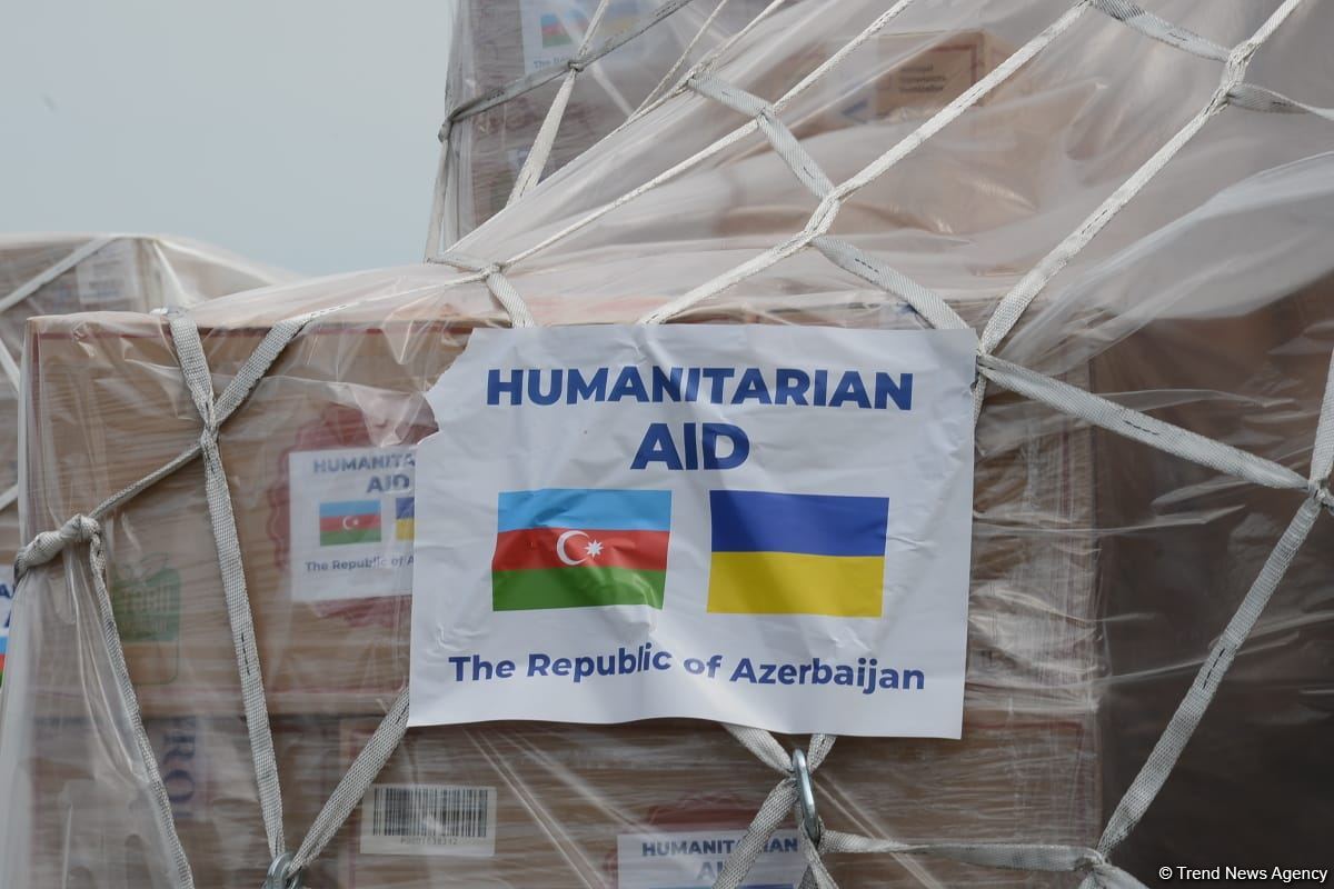Azerbaijan sends another batch of humanitarian aid to Ukraine (PHOTO)
