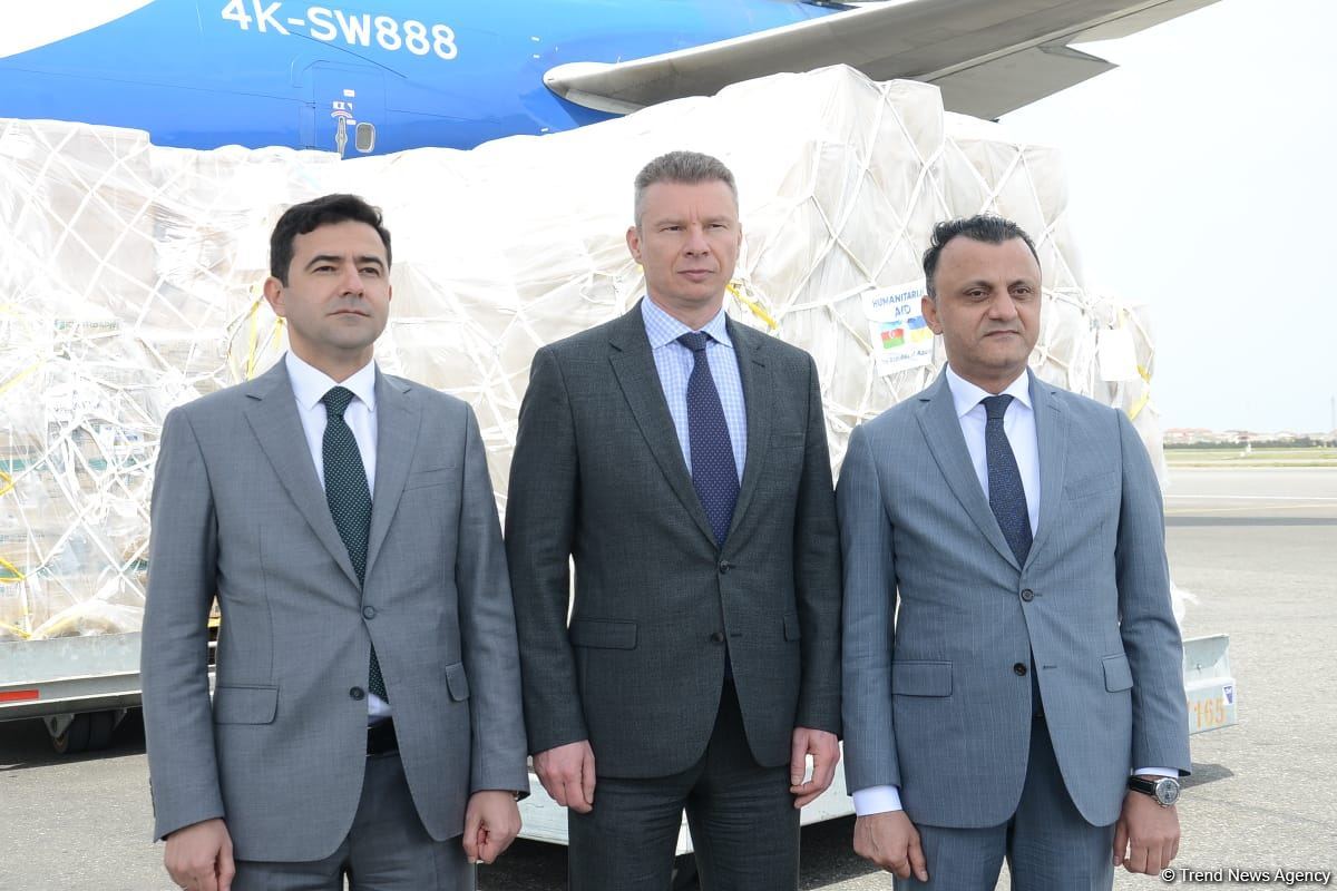 Azerbaijan sends another batch of humanitarian aid to Ukraine (PHOTO)