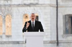 President Ilham Aliyev makes a speech at 5th Congress of World Azerbaijanis in Shusha (PHOTO/VIDEO)