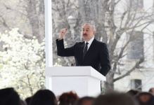President Ilham Aliyev makes a speech at 5th Congress of World Azerbaijanis in Shusha (PHOTO/VIDEO)