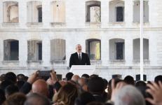 President Ilham Aliyev makes a speech at 5th Congress of World Azerbaijanis in Shusha (PHOTO/VIDEO)
