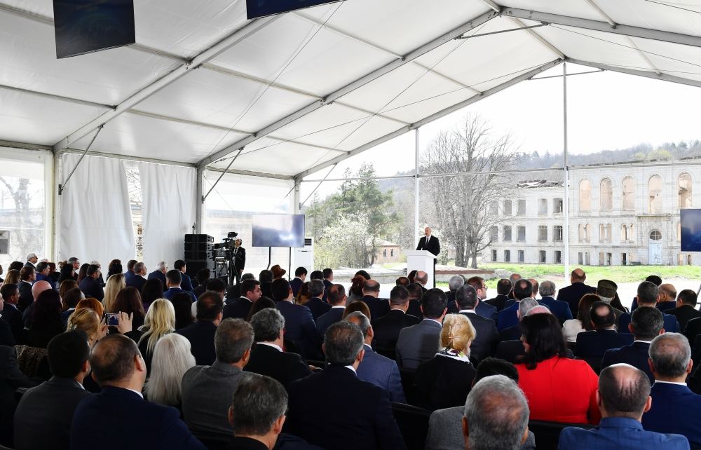 President Ilham Aliyev makes a speech at 5th Congress of World Azerbaijanis in Shusha (PHOTO/VIDEO)
