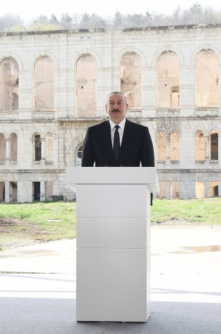 President Ilham Aliyev makes a speech at 5th Congress of World Azerbaijanis in Shusha (PHOTO/VIDEO)