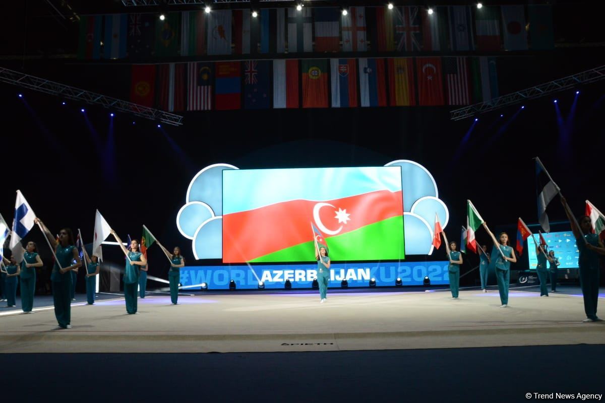 First day of 9th FIG Rhythmic Gymnastics World Cup starts in Baku (PHOTO)