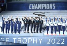 Baku hosts awards ceremony for winners of FIG Rhythmic Gymnastics World Cup in all-around (PHOTO)