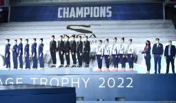 Baku hosts awards ceremony for winners of FIG Rhythmic Gymnastics World Cup in all-around (PHOTO)